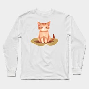 cute cat Long Sleeve T-Shirt